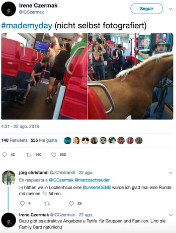 “Me hizo el día”, con