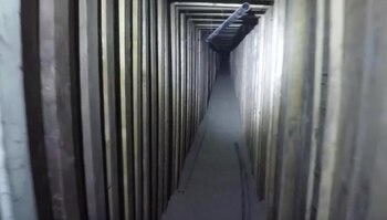 La construcción del túnel fue