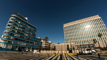 Vista de la Embajada de