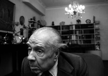 Jorge Luis Borges (foto de