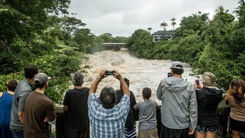Huracán Lane en Hawaii (Hollyn Johnson/Hawaii