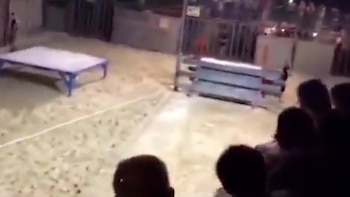 La mujer estaba desprevenida