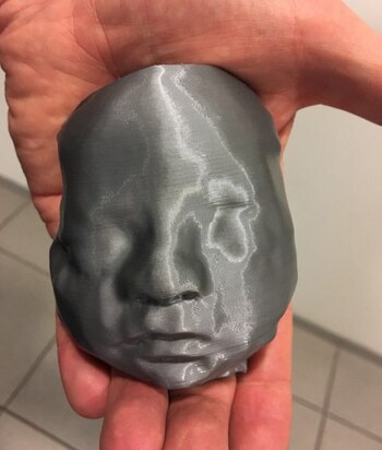 La impresión 3D del rostro