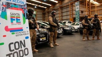 Parte de los autos que