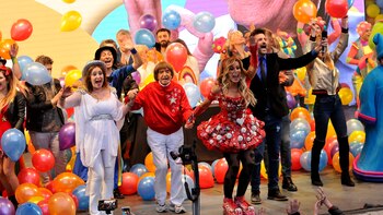 Carlitos Balá, en pleno festejo