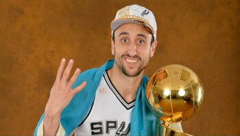 Manu Ginóbili ganó 4 anillos