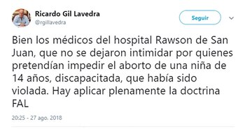 El ex ministro de Justicia