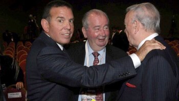 Juan Ángel Napout con Julio