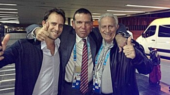 Juan Ángel Napout fotografiado con