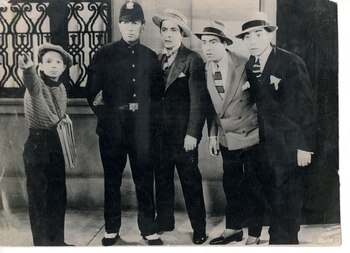 Su debut cinematográfico, a los