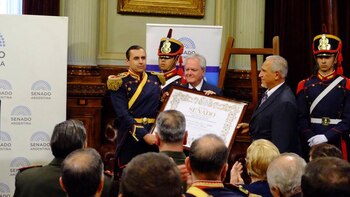Los senadores Federico Pinedo y