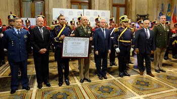 Los granaderos recibieron la distinción