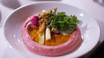 El hummus de remolacha, uno