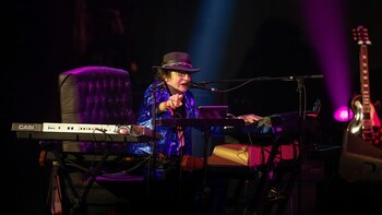 Charly García, durante un show