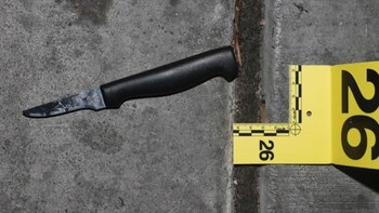 El cuchillo con el que