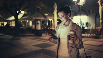 La luz que emiten las