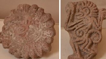 Las piezas arqueológicas que secuestró