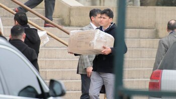 Parte del material secuestrado durante