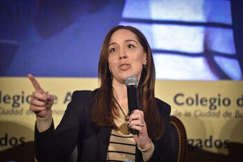 Vidal habló en un evento