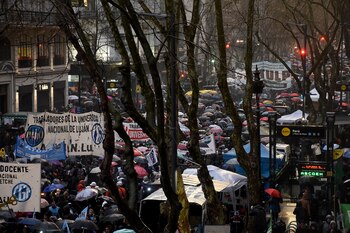 La marcha llenó las calles