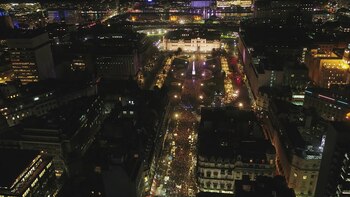 La protesta se desarrolló bajo