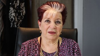 Elsa Barber en su despacho