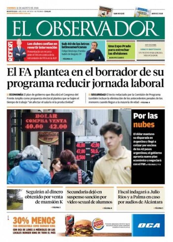 “Por las nubes”, dice El