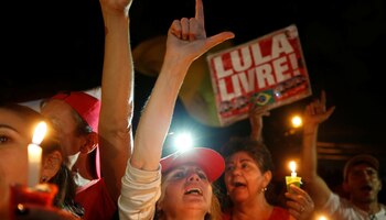“Lula libre”, reclamaron sus simpatizantes