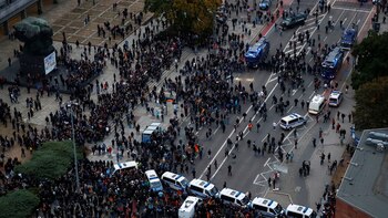 Una marcha de la ultraderecha
