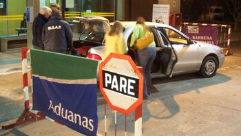 Control aduanero en la frontera