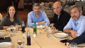 María Eugenia Vidal, Marcos Peña,