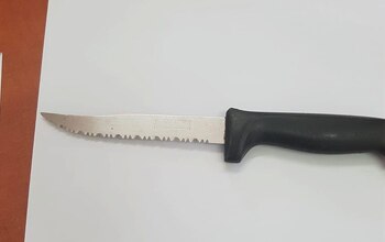 El cuchillo hallado en el