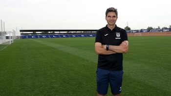 Pellegrino en el complejo deportivo