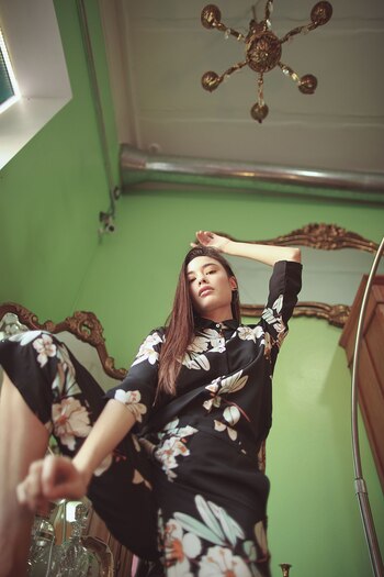 Camisa y pantacourt floreado ($