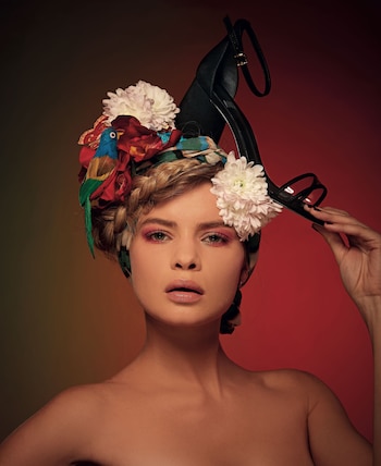 Zapato con tira de acrílico