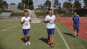 Lautaro Martínez y Mauro Icardi,