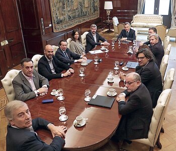 El nuevo gabinete del gobierno de Mauricio Macri (Foto: Presidencia de la Nación)