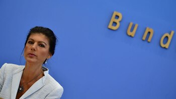Sahra Wagenknecht, del partido de