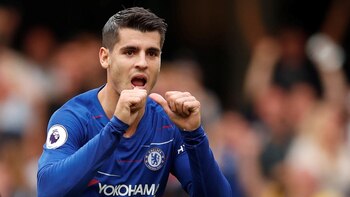 Morata actualmente es suplente de Giroud