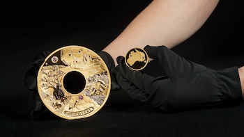 La moneda de oro, “Discovery” (AFP)