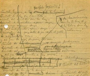 Uno de los tantos manuscritos