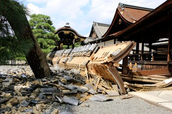 Un templo en Kyoto sufrió los