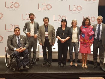 Gerardo Martínez, chair del L20,