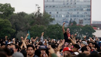 Estudiantes protestaron en la Ciudad