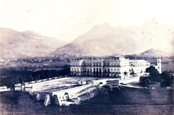 El museo cuando aún era la residencia de la familia imperial en 1862