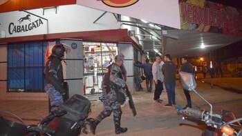 Durante los saqueos en Chaco