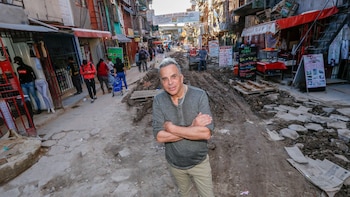 Además del local en la Villa 31, Orlando volvió al negocio de las peluquerías y hoy cuenta con algunas sucursales en la ciudad (Nicolás Aboaf)