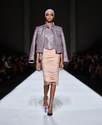 Nude más malva, la combinación