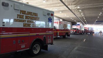 Varias ambulancias fueron enviadas al