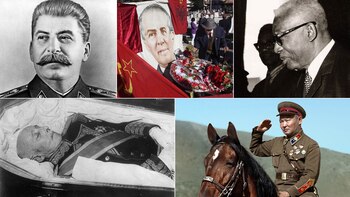 Josef Stalin, Enver Hoxha, Francois